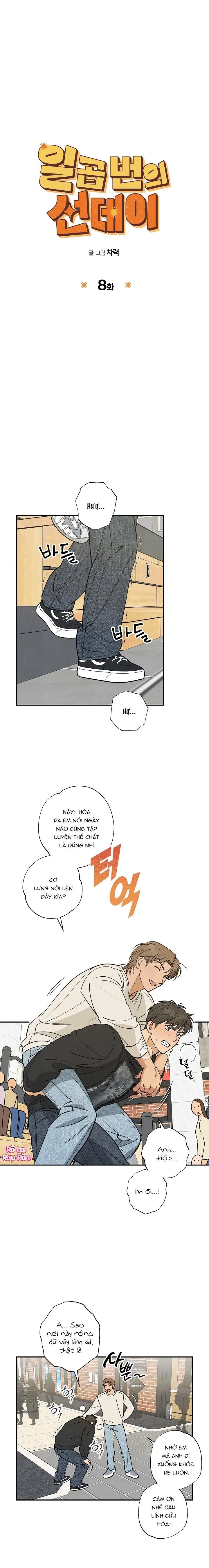 BẢY NGÀY CHỦ NHẬT Chapter 8 Trang 3