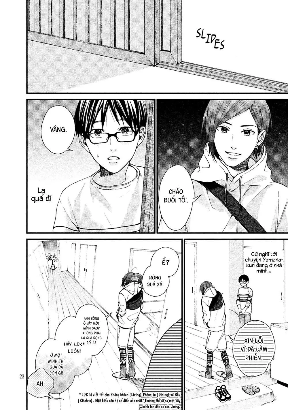 Bí mật của Hodaka-kun có vị ngọt Chapter 1 Trang 24