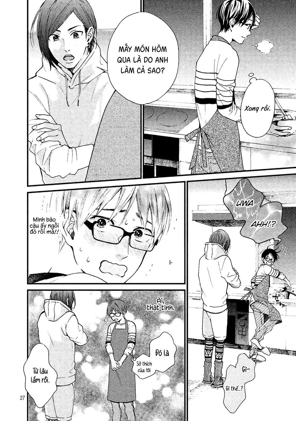 Bí mật của Hodaka-kun có vị ngọt Chapter 1 Trang 28