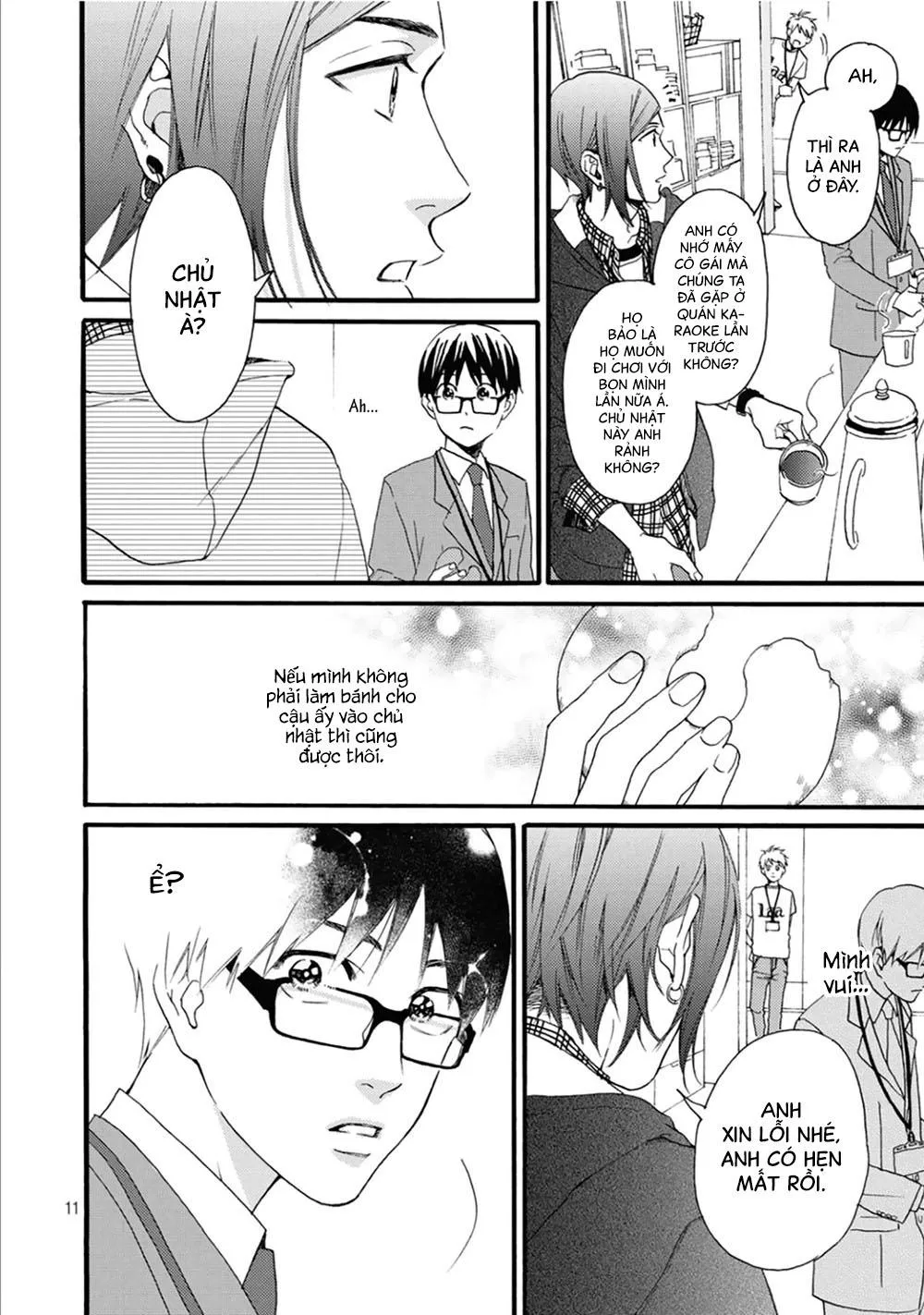 Bí mật của Hodaka-kun có vị ngọt Chapter 2 Trang 12