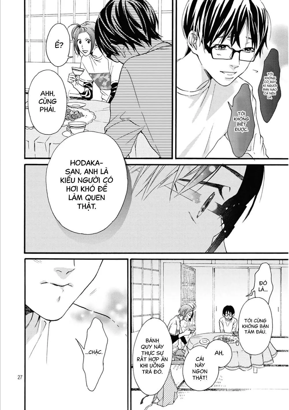 Bí mật của Hodaka-kun có vị ngọt Chapter 2 Trang 28