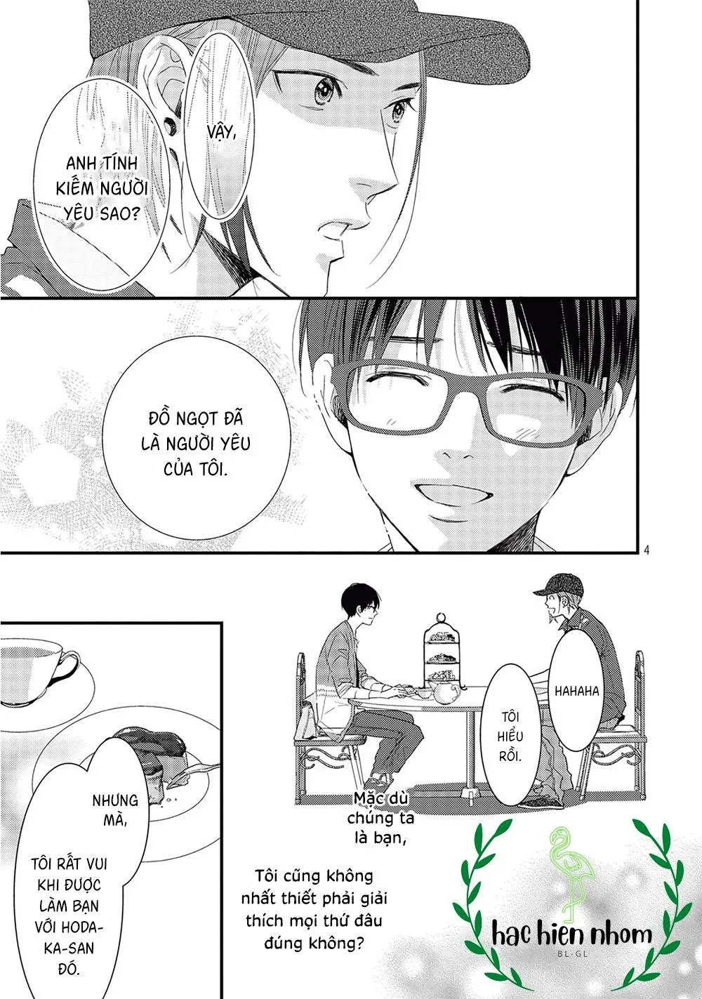 Bí mật của Hodaka-kun có vị ngọt Chapter 4 Trang 5