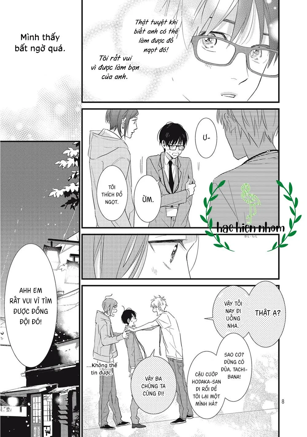 Bí mật của Hodaka-kun có vị ngọt Chapter 4 Trang 9