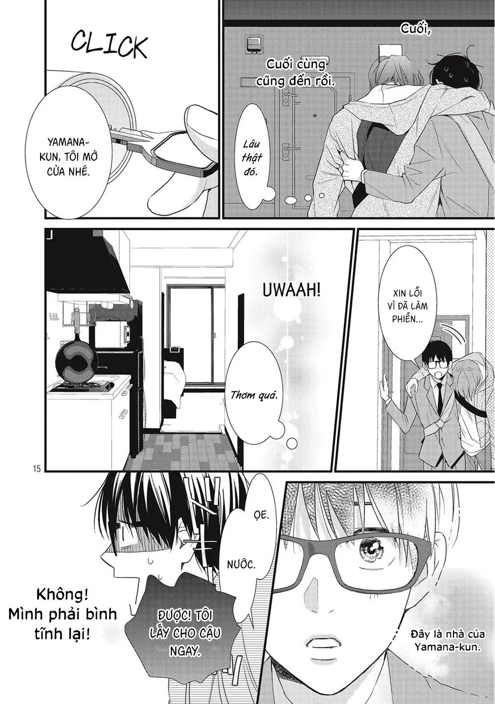 Bí mật của Hodaka-kun có vị ngọt Chapter 4 Trang 16