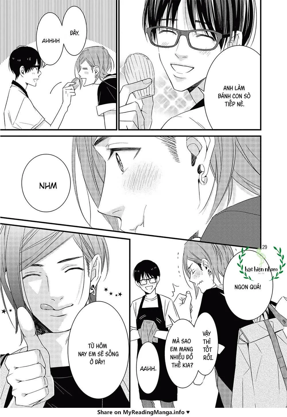 Bí mật của Hodaka-kun có vị ngọt Chapter 5 Trang 31