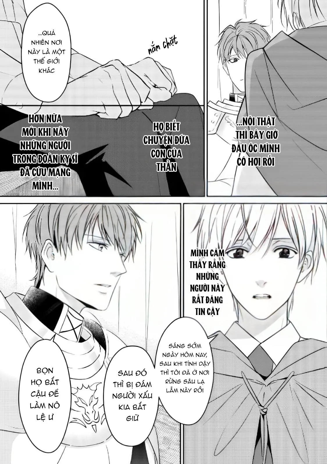 Bị triệu hồi đến dị giới do bị vạ lây và được đội kỵ sĩ mạnh nhất nhặt về Chapter 2 Trang 5