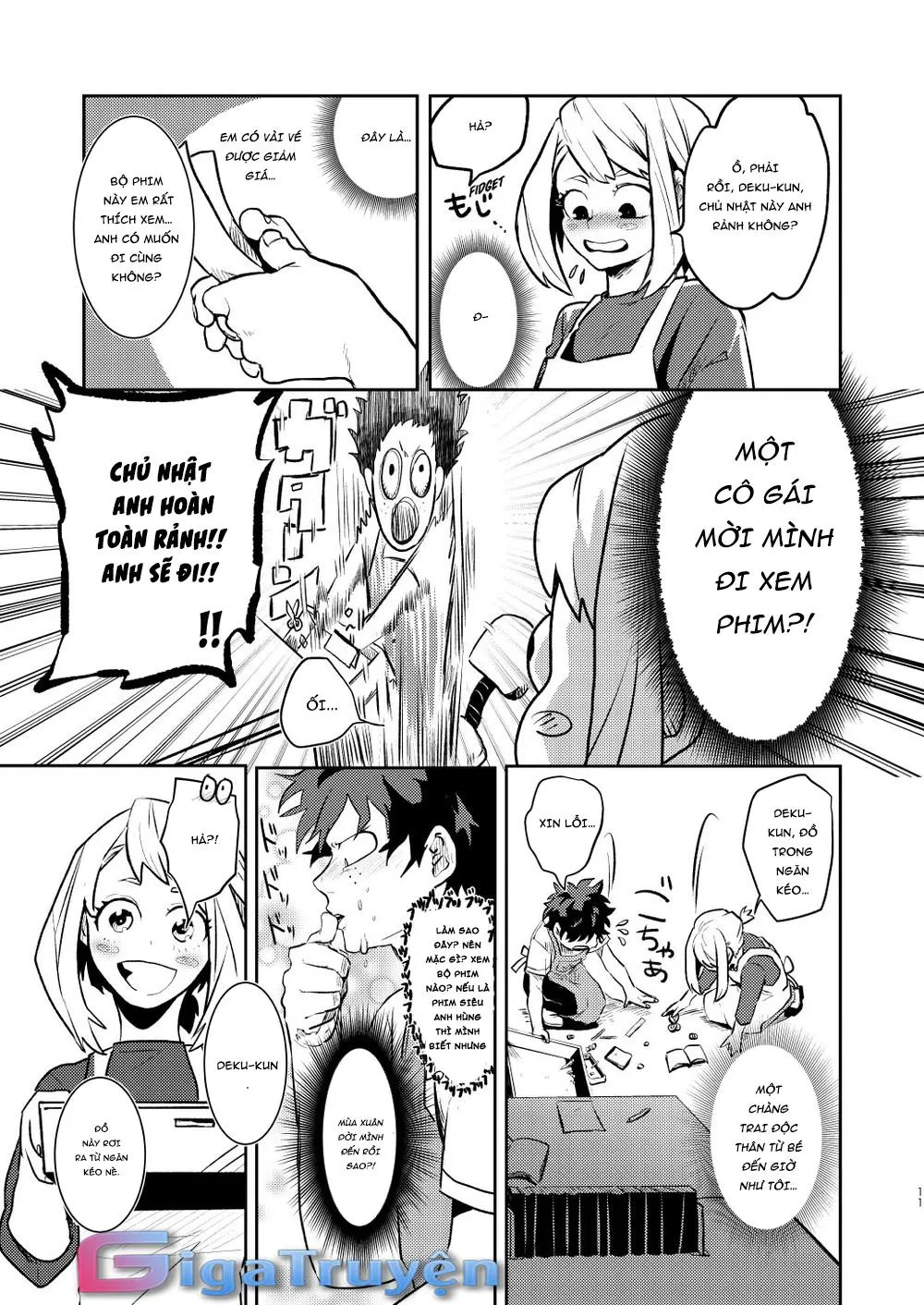 Boku no Hero Academia dj - Hanabi - Nakayoku Hanbunko! Chapter 1 Trang 10