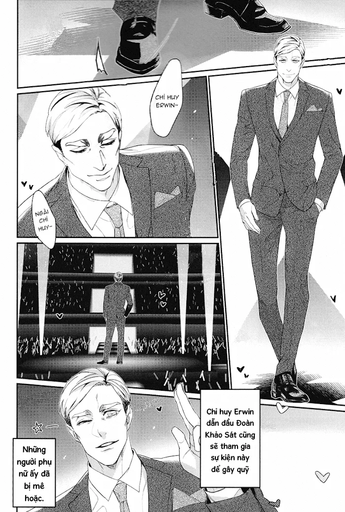 Buổi Biểu Diễn Sắc Tình Của Chỉ Huy Erwin Và Đồng Chí Levi Chapter 1 Trang 3
