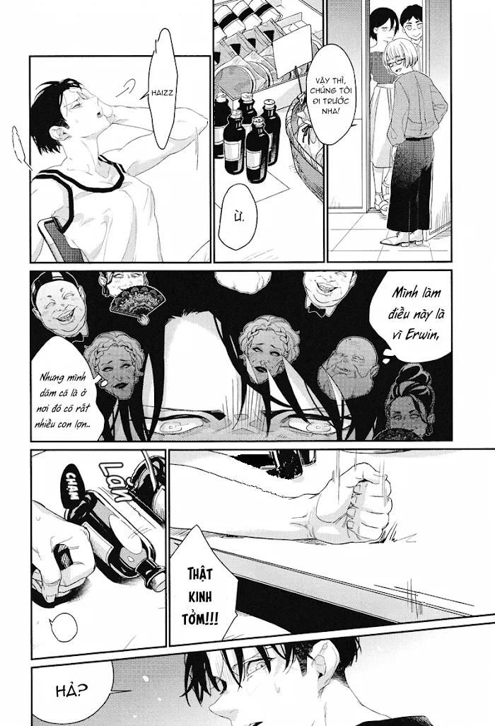 Buổi Biểu Diễn Sắc Tình Của Chỉ Huy Erwin Và Đồng Chí Levi Chapter 1 Trang 8