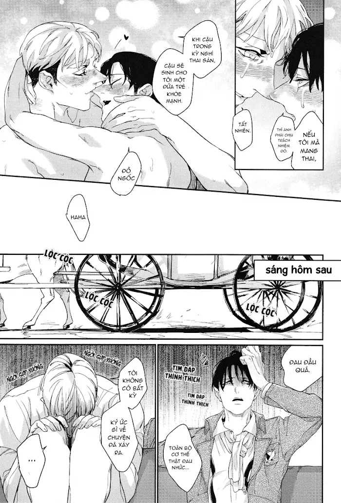 Buổi Biểu Diễn Sắc Tình Của Chỉ Huy Erwin Và Đồng Chí Levi Chapter 1 Trang 32