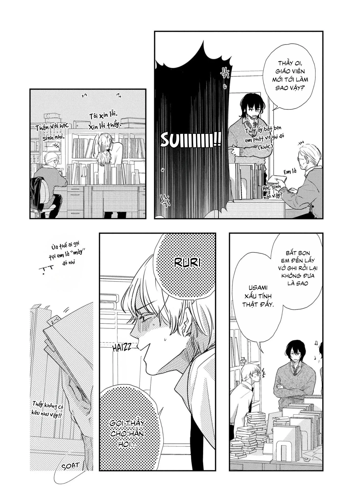 CẶP SONG SINH VÀ THẦY GIÁO Chapter 1 Trang 12