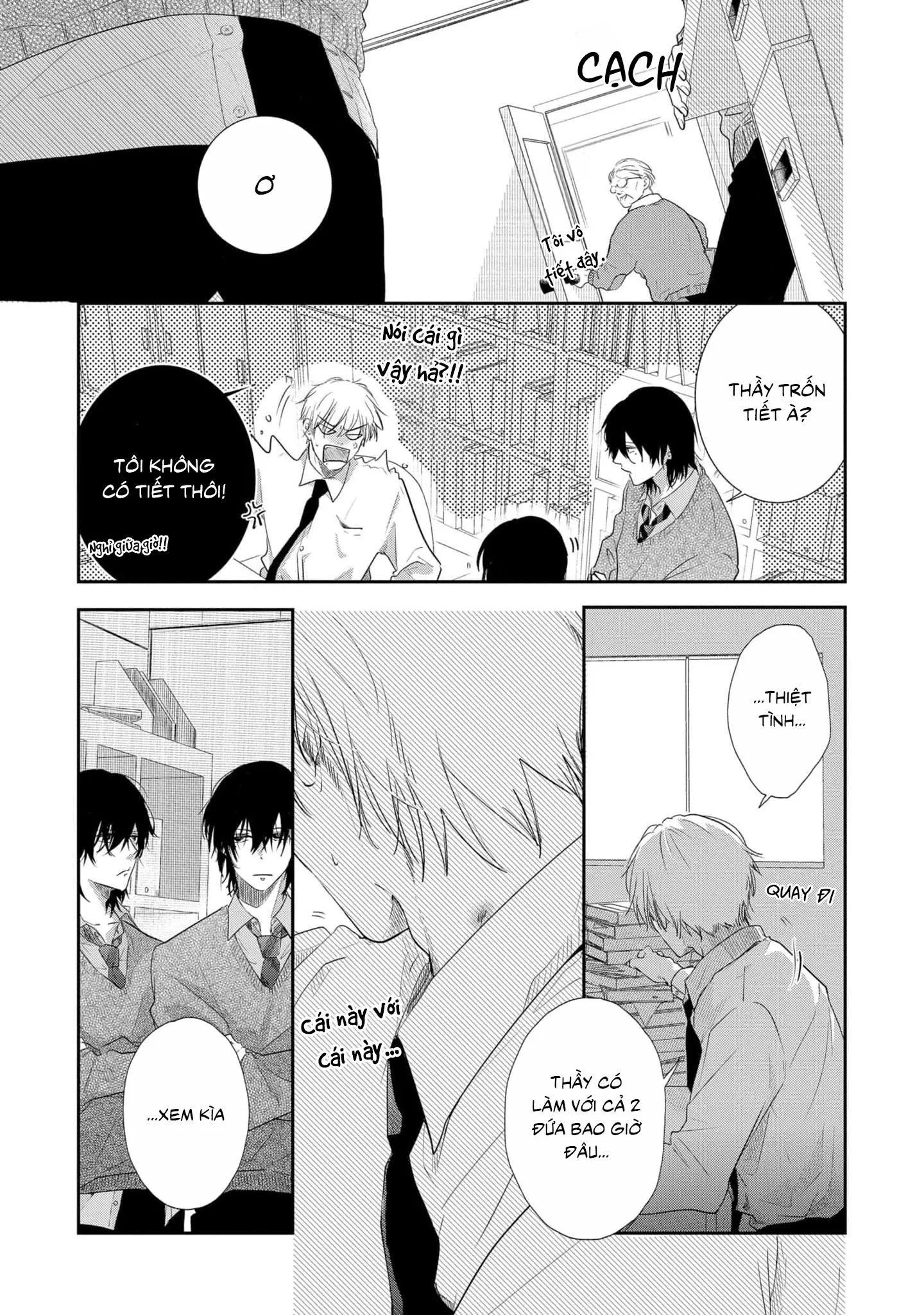 CẶP SONG SINH VÀ THẦY GIÁO Chapter 1 Trang 13