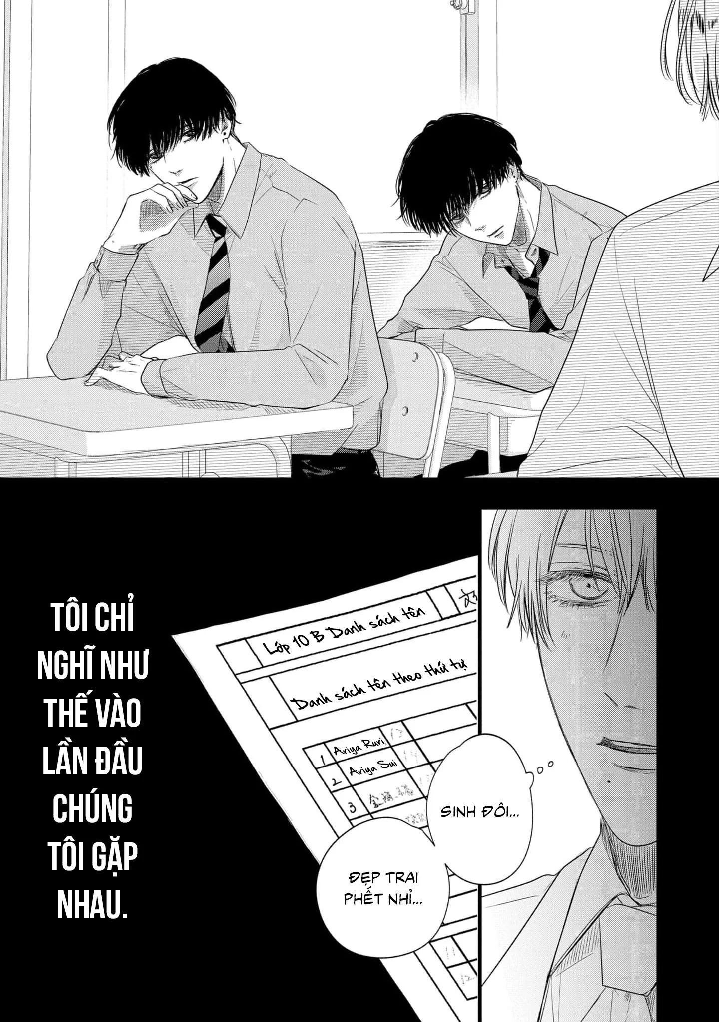 CẶP SONG SINH VÀ THẦY GIÁO Chapter 4 Trang 15
