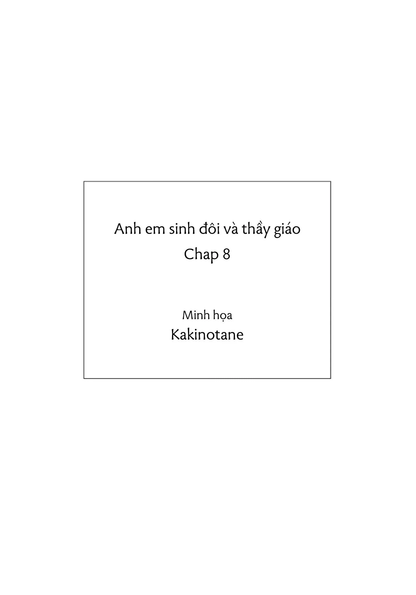 CẶP SONG SINH VÀ THẦY GIÁO Chapter 8 Trang 35