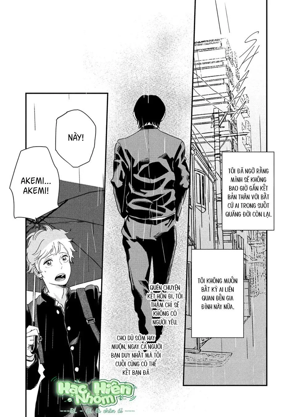 Câu chuyện cổ tích mong manh tựa bọt nước Chapter 4 Trang 8