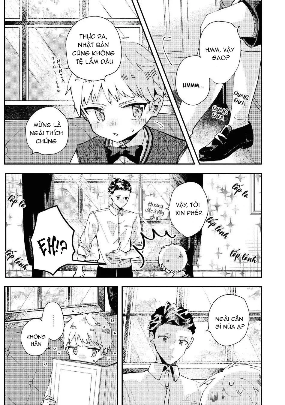Cậu nhóc tóc vàng và chàng quản gia người Nhật Chapter 1 Trang 15