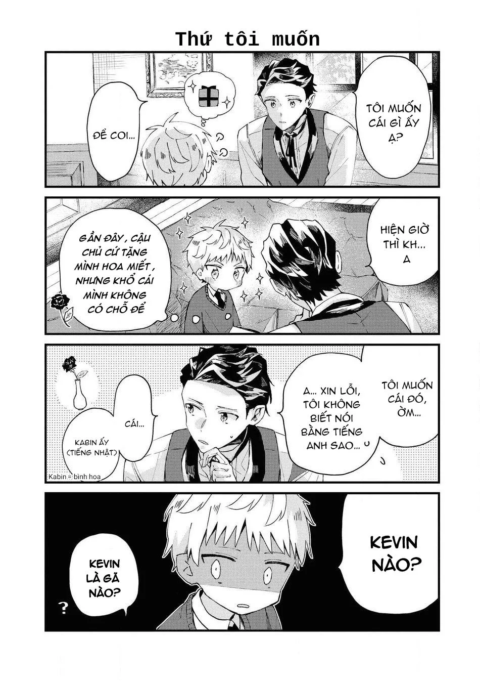 Cậu nhóc tóc vàng và chàng quản gia người Nhật Chapter 1 Trang 33